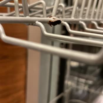 Corrosion of Metal in Franke Dishwasher Baskets
