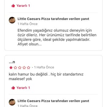 Little Caesars Little Caesar's Reklamdakinden Farklı Ürünler Gönderiyor