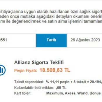Sigortam.net (Vade Farksız Poliçe Tutarsızlığı)