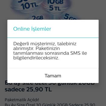 Türk Telekom Paketmatik Kullanım Hatası