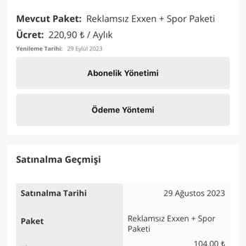 Exxen Spor Paketinden Faydalanamıyorum