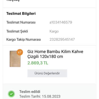 Giz Home İade Edilen Ürün Para İadesi