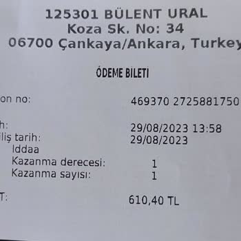 İddaa İddia Kuponuna Eksik Ödeme