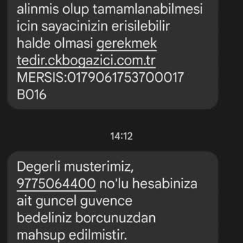 Boğaziçi Elektrik - BEDAŞ Ödenmeyen Güvence Bedeli