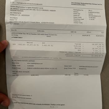 Vatan Bilgisayar Arızalı Kırık Ekran Çıkan Onvo Televizyon