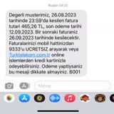 Türk Telekom Fazla Gelen Faturalandırması