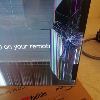 Onvo Kırık Ekran Çıkan TV