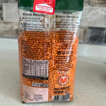 Migros'tan Aldığım Mercimek Kurtlu Çıktı