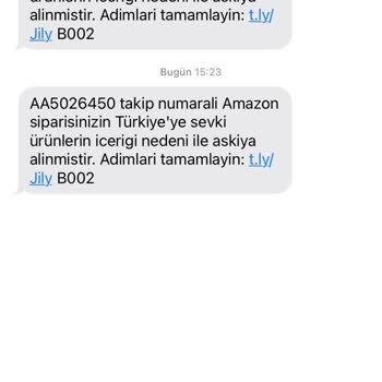 Amazonun Ticari Amaçla Yapıldığını Düşünüp İptal Etmesi.