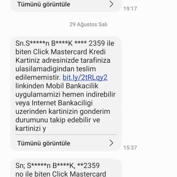 VakıfBank Kartımı Teslim Etmeyen Kuryenet