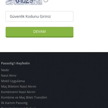 Passolig Kimlik Hatası Alıyorum