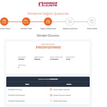 Horoz Lojistik Kargo Dağıtıma Çıkarılmadı