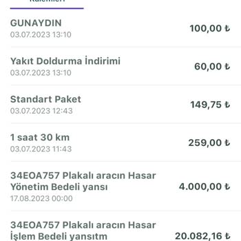 Moov Araba Kiralama Şikayeti