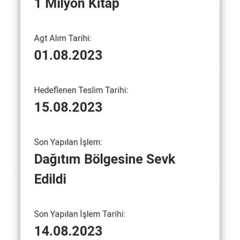 AGT Kurye (aynigunteslim.com) Kargomun 15. Günde Teslim Edilmesi Gerekiyordu, Ancak Herhangi Bir İşlem Yapılmadı