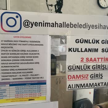 Yenimahalle Belediyesi Damsız Giriş Yasakmış