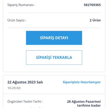 Avansas Her Siparişimde Sorun
