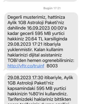 Vodafone Mobil Veri Sorunu