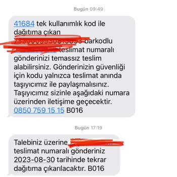 Trendyol Express Sipariş Teslim Edilmedi
