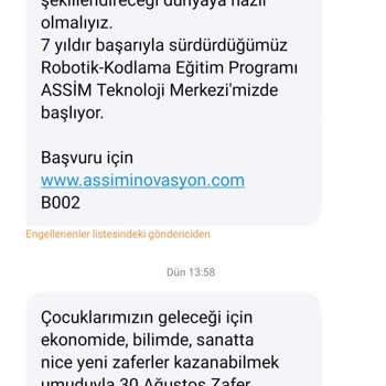 Antalya Muratpaşa Belediyesi İzinsiz Mesaj Alımı