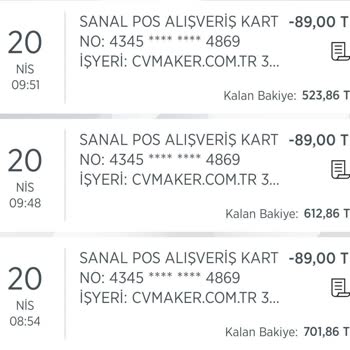 CV Maker Para İadesi