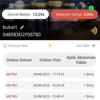 BURULAŞ Vize Yenilenmesi Ve Vizenin Gözükmemesi