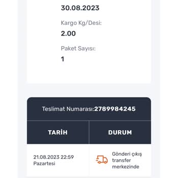 Sürat Kargo Bursa Aktarma Sorumsuzluğu