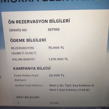 Surtaş Otomotiv Opel E-Mokka Acil Şarj Kablosu Verilmemesi