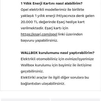 Surtaş Otomotiv Opel E-Mokka Acil Şarj Kablosu Verilmemesi