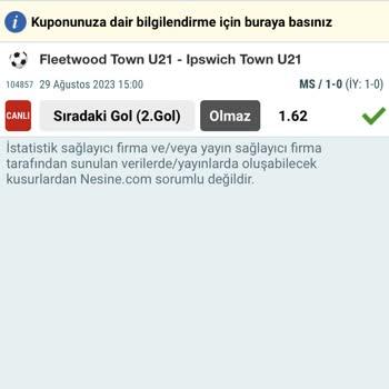 Nesine Kuponum Tuttu Ama Para Hala Hesabıma Yatmadı