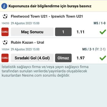 Nesine Kuponum Tuttu Ama Para Hala Hesabıma Yatmadı
