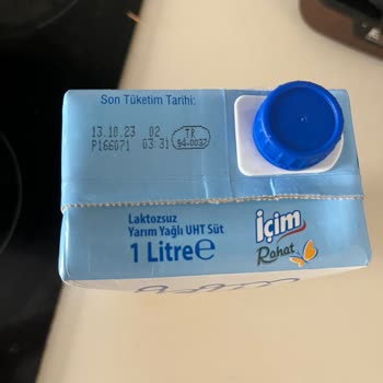 İçim Süt Kutusu Şişti