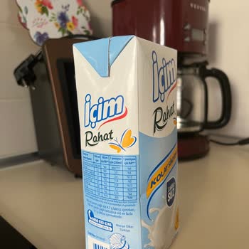 İçim Süt Kutusu Şişti