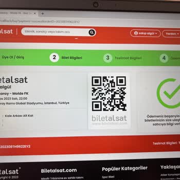 Biletalsat.com İşlemi Tamamlanmadı Galatasaray Molde Maçı