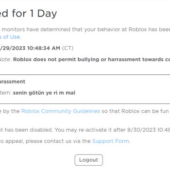 Unfair Treatment İn Roblox Game