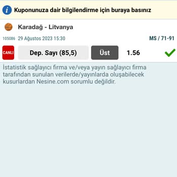 Nesine Kupon Sonuçlandırma Neden Gerçekleşmedi?