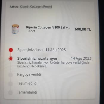 Kiperin Collagen Siparişim Gelmedi Hala