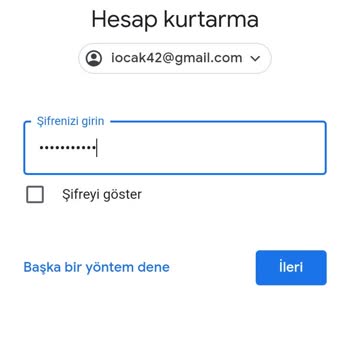 Gmail Hesabını Bir Türlü Kullanamıyorum