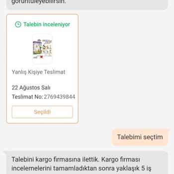 Trendyol Teslim Edilmeyen Ürün