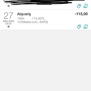 Cvmaker.com.tr Karttan Habersiz Çekim