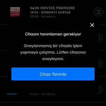 TOD Tv Cihaz Tanımlama Uyarısı