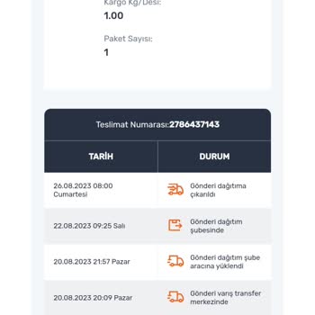 Sürat Kargo İste Acentesi Kargonun Teslim Edilmemesi