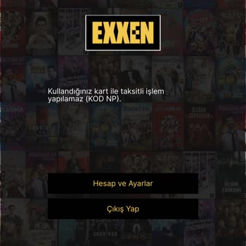 Exxen Taksitli Spor Üyeliğine İzin Vermiyor