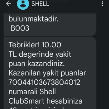 Shell Hediye Para Puanın Mazot Fiyatı Karşısında Değersizliği