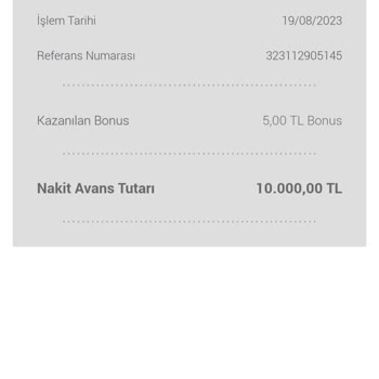 Vodafone Pay Harcama İşlemi Ve Garanti Bankası Avans Ücreti