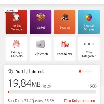 Vodafone Paket Bitmeden Aşım Paketine Geçti