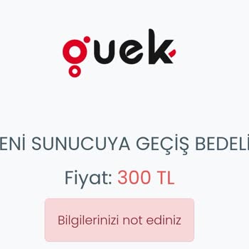 Guek IP TV Ürününde Sunucu Değişimi Sorunu!
