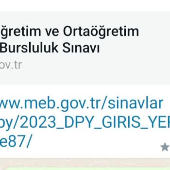 Milli Eğitim Bakanlığı (MEB) Bursluluk Sınav Tarihinin Yenilenmesi Talebi