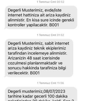 Türk Telekom Evde İnternet Hizmeti Alamamak Ve Sorunun Çözümlenmemesi