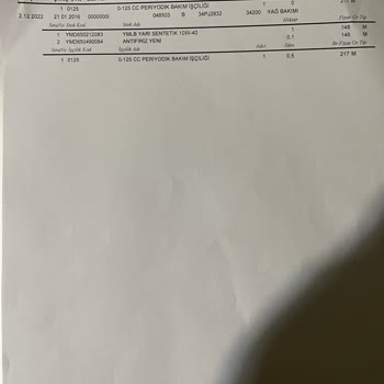 Yamaha Motosiklet Yetkili Serviste Sıfırlanan Motorun Sorunları