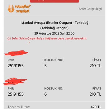 İstanbul Seyahat Söylediği Hizmeti Vermiyor